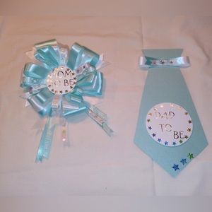 MOM TO BE Baby Shower Corsage *FREE Dad Tie*